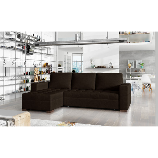  Kampinė sofa Newark su patalynės dėže, audinys Sawana 26 