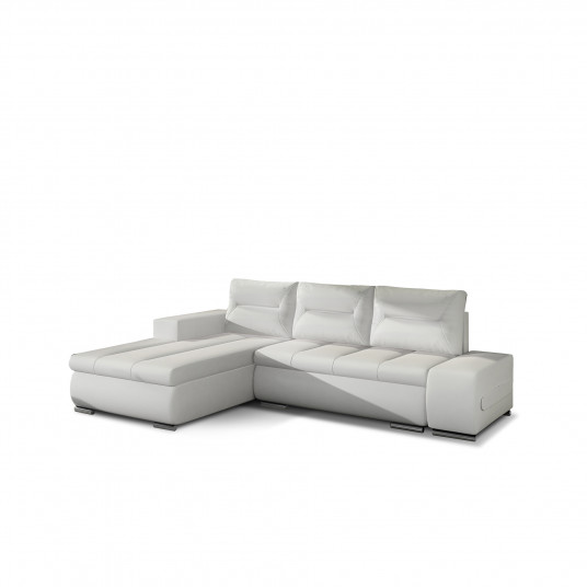 Kampinė sofa Ottavio su patalynės dėže, audinys Soft 17