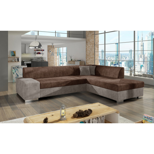  Kampinė sofa Porto su patalynės dėže, audinys Dora 26, Dora 22 