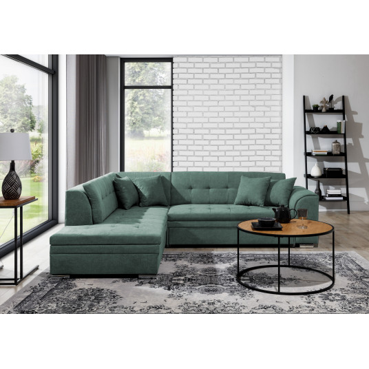 Kampinė sofa Pieretta, audinys Poco 100
