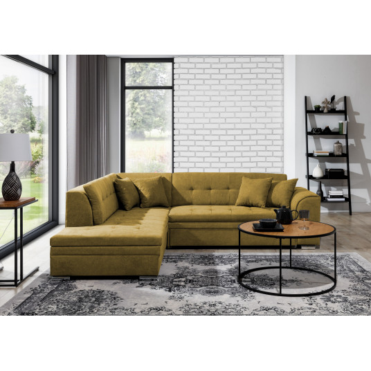Kampinė sofa Pieretta, audinys Poco 50