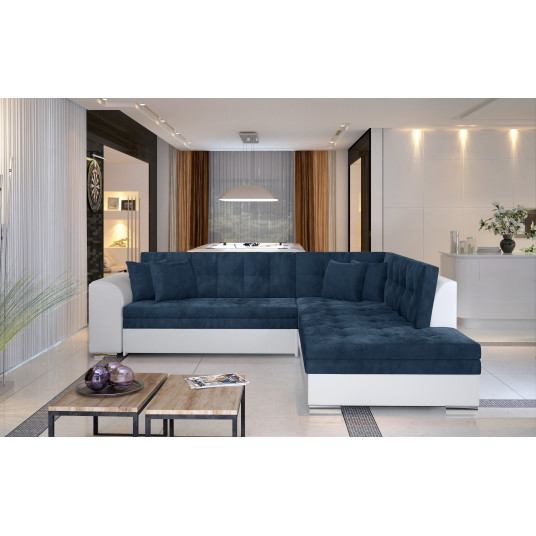 Kampinė sofa Pieretta, audinys Kronos 09, Soft 17