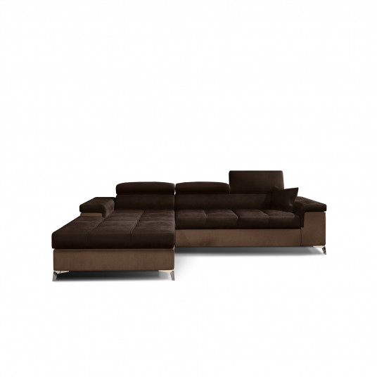 Kampinė sofa Ricardo su patalynės dėže, audinys Monolith 29, Monolith 09