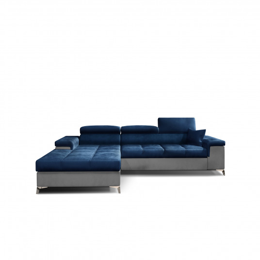  Kampinė sofa Ricardo su patalynės dėže, audinys Monolith 77, Monolith 84 
