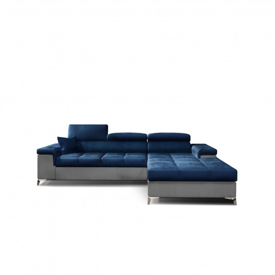 Kampinė sofa Ricardo su patalynės dėže, audinys Monolith 77, Monolith 84