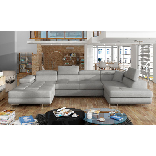 Kampinė sofa Rodrigo su patalynės dėže, audinys Cover 83