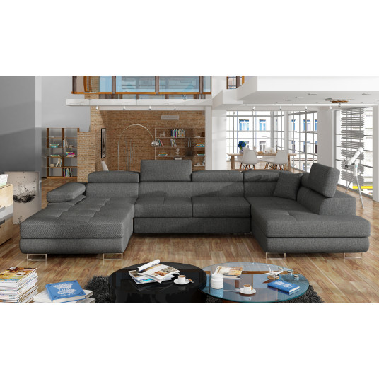 Kampinė sofa Rodrigo su patalynės dėže, audinys Inari 96