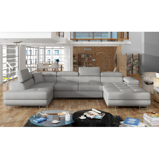  Kampinė sofa Rodrigo su patalynės dėže, audinys Cover 83 