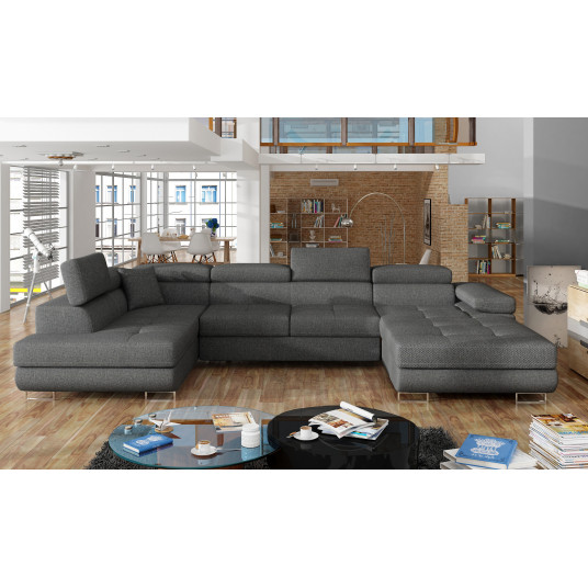 Kampinė sofa Rodrigo su patalynės dėže, audinys Inari 96