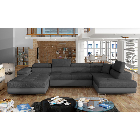 Kampinė sofa Rodrigo su patalynės dėže, audinys Inari 96, Soft 29