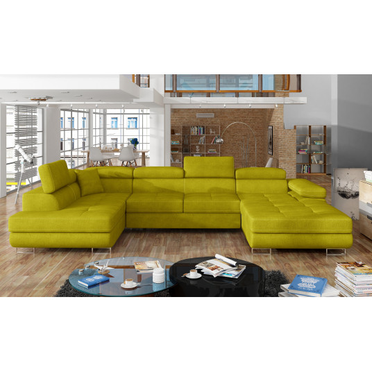  Kampinė sofa Rodrigo su patalynės dėže, audinys Omega 68 