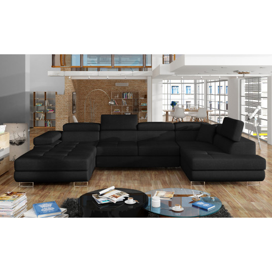 Kampinė sofa Rodrigo su patalynės dėže, audinys Sawana 14