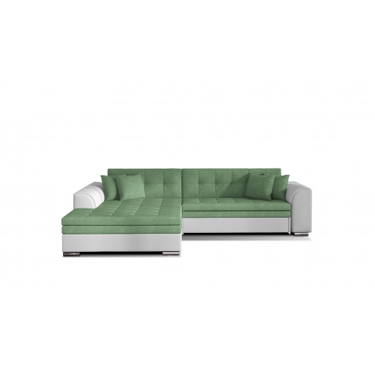 Kampinė sofa Sorento, audinys Soro 34, Soft 17