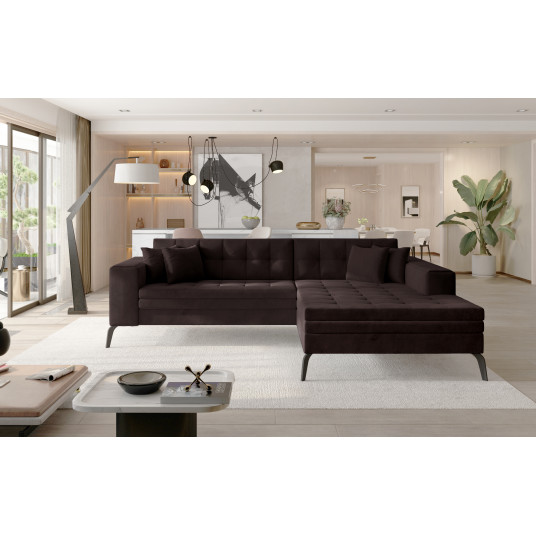Kampinė sofa Solange, audinys Mat Velvet 29