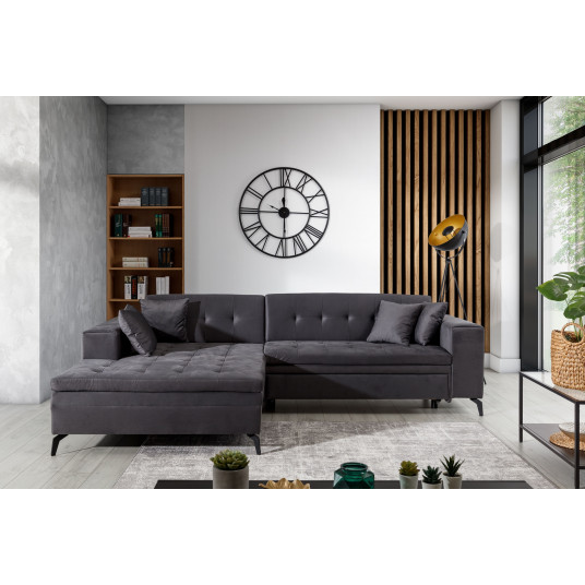 Kampinė sofa Solange, audinys Solar 96