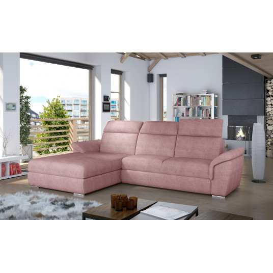 Kampinė sofa Trevisco su patalynės dėže, audinys Omega 91