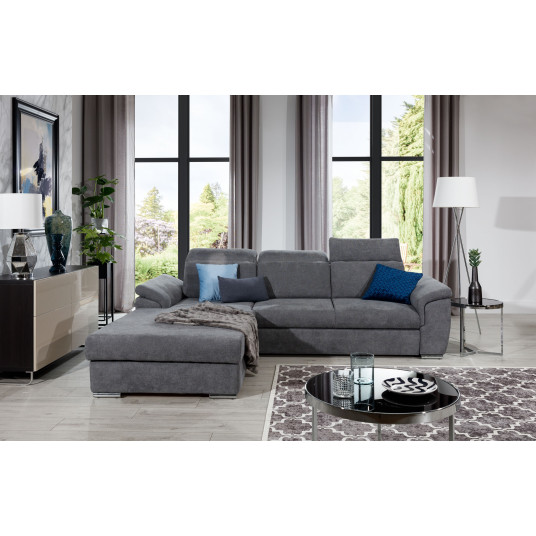  Kampinė sofa Trevisco su patalynės dėže, audinys Omega 13 