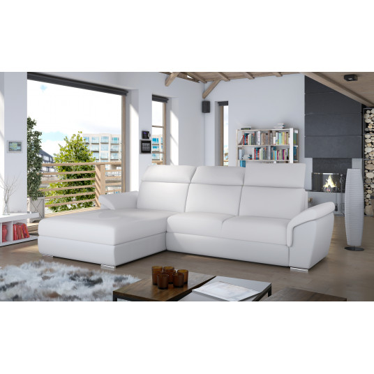 Kampinė sofa Trevisco su patalynės dėže, audinys Soft 17