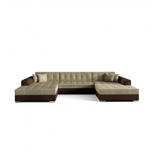 Kampinė sofa Vento, audinys Berlin 03, Soft 66