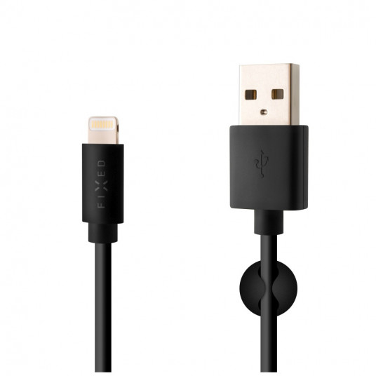  FIXED Cable USB/Lightning, Black 