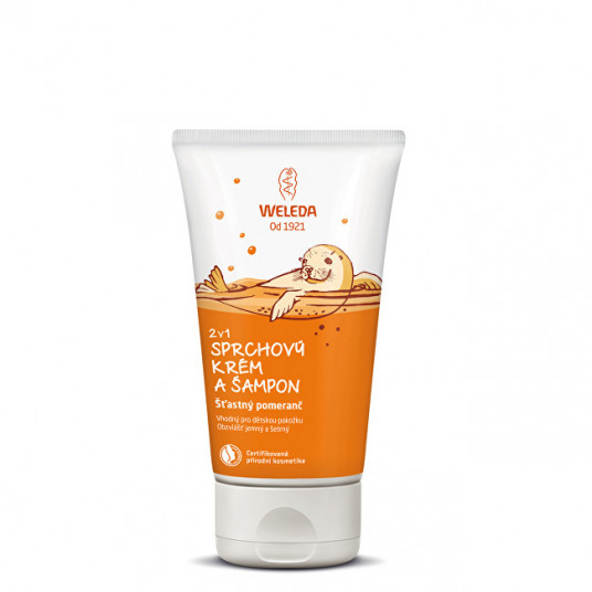 Weleda - Shower cream and shampoo 2 in 1 Happy orange 150 ml