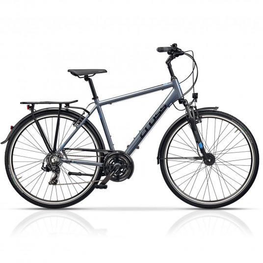 Dviratis CROSS Areal Trek 28" 21G dydis 23" (60cm) (pilka/juoda)