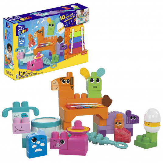 „Mega Bloks“ rinkinys „Muzikinė ūkio grupė“ HPB46