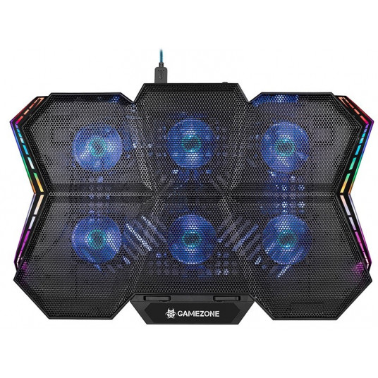  Tracer TRASTA46889 GAMEZONE Streamer aušinimo padėklas nešiojamam kompiuteriui 420x300x25 mm (17") 1000 RPM 