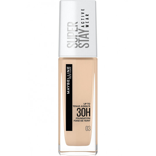  Maybelline - Long-lasting highly opaque make-up SuperStay Active Wear 30 ml - 03 True Ivory 