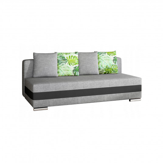  Sofa - lova Calia su patalynės dėže pilka, Sawana 21, Soft 11 