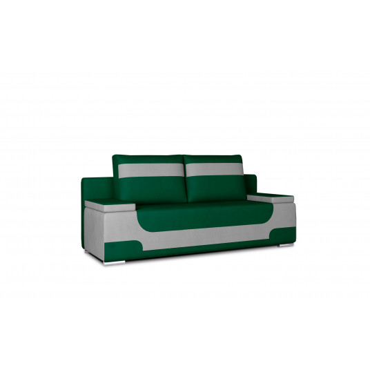 Sofa - lova Area su patalynės dėže žalia, Monolith 37, Monolith 84