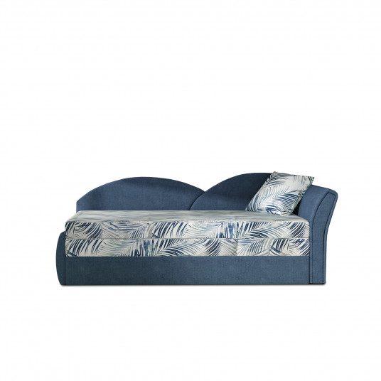 Sofa - lova Aga mėlyna, Botanical 80, Soro 76