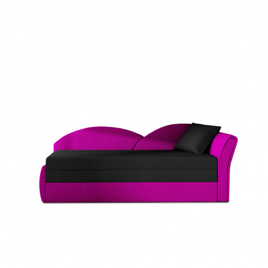  Sofa - lova Aga juoda, Alova 04, Alova 76 