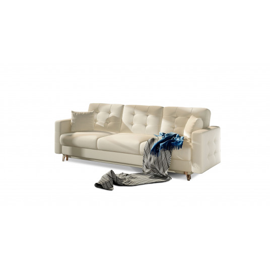  Sofa - lova Asgard su patalynės dėže beige, Soft 33 