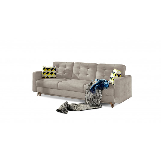  Sofa - lova Asgard su patalynės dėže beige, Paros 02, Zigzag 53 