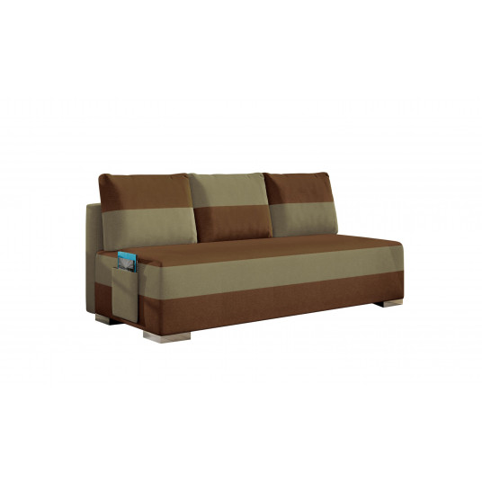 Sofa - lova Atila su patalynės dėže ruda, Alova 12, Alova 66