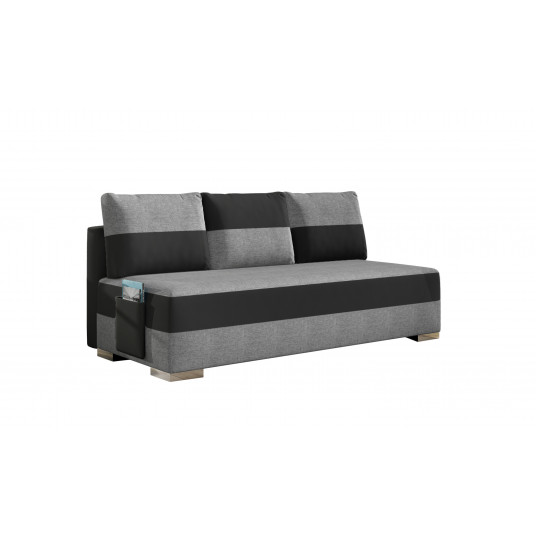 Sofa - lova Atila su patalynės dėže pilka, Sawana 21, Soft 11