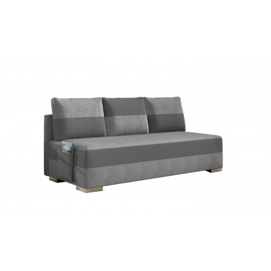 Sofa - lova Atila su patalynės dėže pilka, Sawana 21, Soft 29