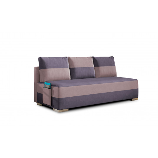  Sofa - lova Atila su patalynės dėže violetinė, Soro 65, Soro 61 