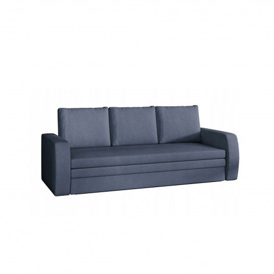 Sofa - lova Inversa su patalynės dėže mėlyna, Soro 76