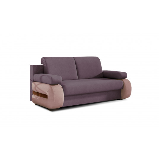 Sofa - lova Laura su patalynės dėže violetinė, Soro 65, Soro 61