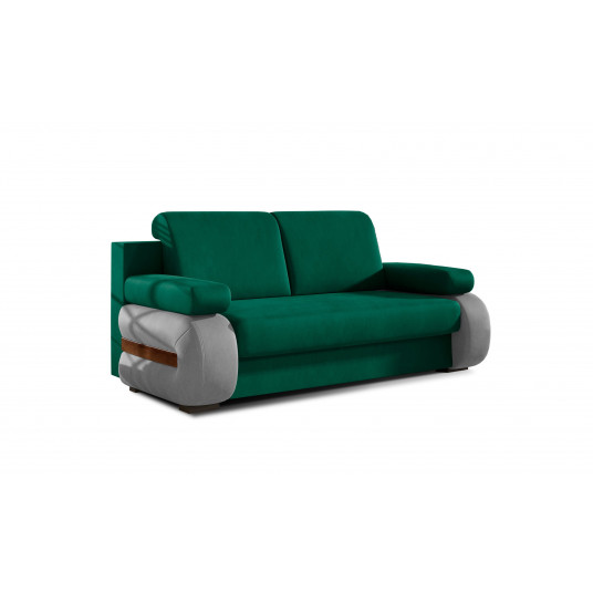 Sofa - lova Laura su patalynės dėže pilka, Monolith 37, Monolith 84