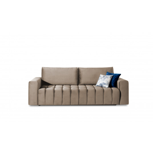 Sofa - lova Lazaro su patalynės dėže ruda, Monolith 09