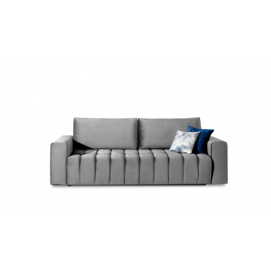 Sofa - lova Lazaro su patalynės dėže pilka, Monolith 84