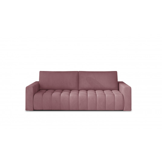  Sofa - lova Lazaro su patalynės dėže rausva, Mat Velvet 63 