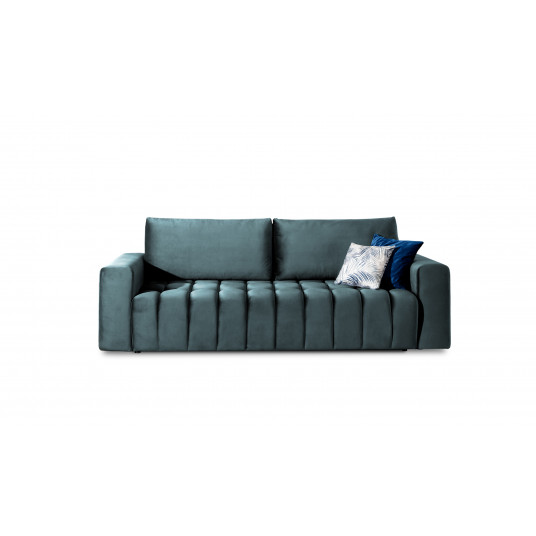 Sofa - lova Lazaro su patalynės dėže žalia, Monolith 76