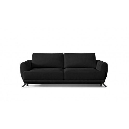 Sofa - lova Megis su patalynės dėže juoda, Mat Velvet 99