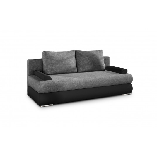 Sofa - lova Milo su patalynės dėže pilka, Sawana 05, Soft 11