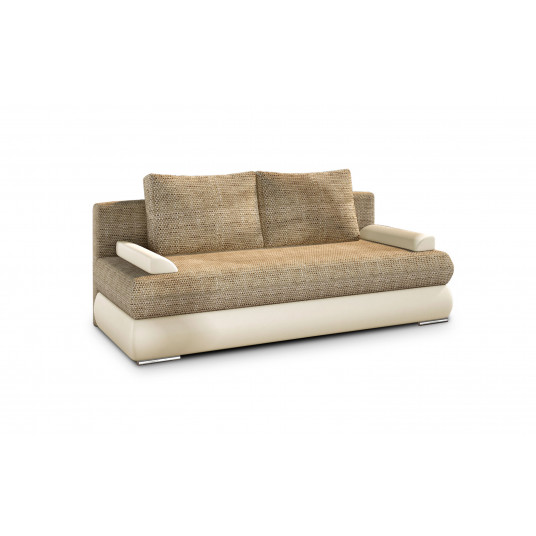 Sofa - lova Milo su patalynės dėže beige, Berlin 03, Soft 33