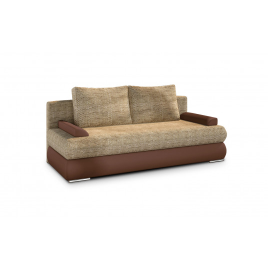 Sofa - lova Milo su patalynės dėže beige, Berlin 03, Soft 15